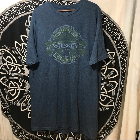 Sonoma Other - Sonoma Men’s Irish Clover Pure Whiskey Dublin Ireland St. Patrick’s Day T-Shirt